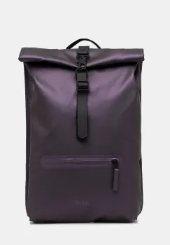 Rains rucsac 13320 Rolltop Rucksack W3 culoarea violet, mare, uni, 13320 imagine