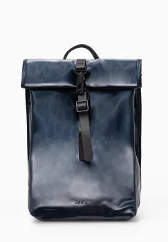 Rains rucsac 13330 Rolltop Rucksack Mini culoarea bleumarin, mare, uni, 13330 imagine