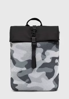 Rains rucsac 13350 Backpacks culoarea verde, mare, neted imagine