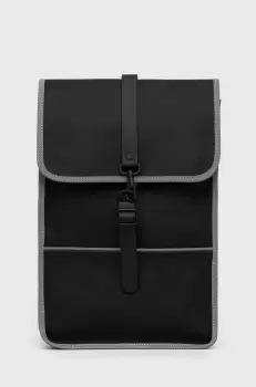 Rains rucsac 14080 Backpack Mini Reflective culoarea negru, mare, neted imagine