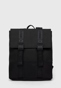 Rains rucsac 14310 Backpacks culoarea negru, mic, neted imagine