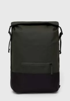 Rains rucsac 14320 Backpacks culoarea verde, mare, neted imagine