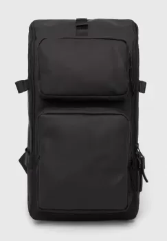 Rains rucsac 14330 Backpacks culoarea negru, mare, neted imagine