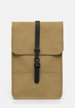 Rains rucsac Backpack Mini W3 culoarea verde, mare, neted, 13020-44 imagine