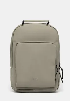 Rains rucsac Book Daypack W3 culoarea verde, mare, uni, 13260 imagine