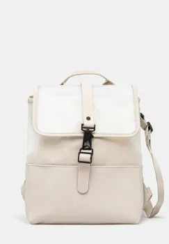 Rains rucsac Split Bucket Backpack W3 culoarea bej, mare, uni, 14140.107 imagine