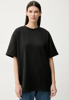 Rains tricou Sintra Fleece Tee culoarea negru, neted, 21800.01 imagine