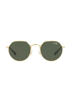 Ray-Ban ochelari de soare copii Junior Jack culoarea verde, 0RJ9565S imagine