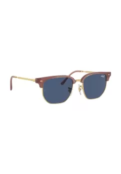 Ray-Ban ochelari de soare copii NEW CLUBMASTER culoarea violet, 0RJ9116S imagine