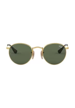 Ray-Ban ochelari de soare copii Round Kids culoarea verde, 0RJ9547S imagine