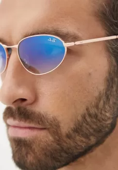 Ray-Ban ochelari de soare culoarea auriu, 0RB3734 imagine