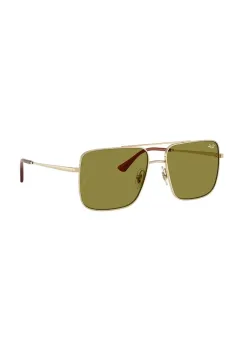 Ray-Ban ochelari de soare culoarea auriu, 0RB3758 imagine