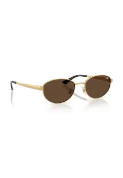 Ray-Ban ochelari de soare culoarea auriu, 0RB3774D imagine