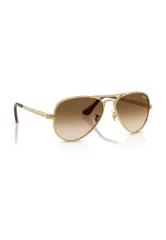 Ray-Ban ochelari de soare culoarea auriu, 0RB3925 imagine
