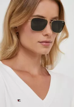 Ray-Ban ochelari de soare culoarea auriu imagine