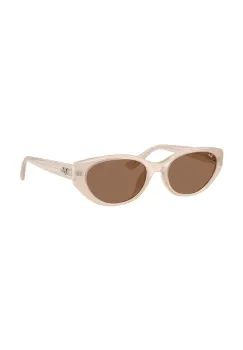 Ray-Ban ochelari de soare culoarea bej, 0RB4457D imagine