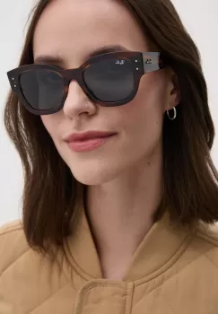 Ray-Ban ochelari de soare culoarea maro imagine