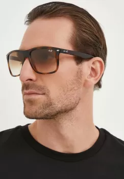 Ray-Ban ochelari de soare culoarea maro imagine
