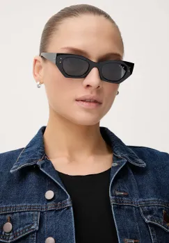 Ray-Ban ochelari de soare femei, culoarea negru, 0RB4430 imagine