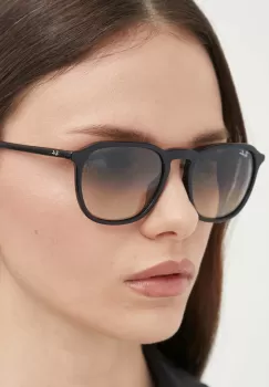 Ray-Ban ochelari de soare femei, culoarea negru imagine