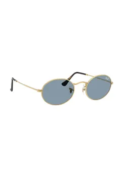 Ray-Ban ochelari de soare OVAL culoarea negru, 0RB3547 imagine