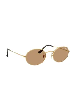 Ray-Ban ochelari de soare OVAL culoarea negru, 0RB3547 imagine