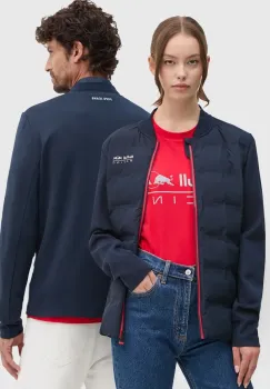 Red Bull Racing x Pepe Jeans bluza Red Bull Racing x Pepe Jeans culoarea albastru marin, cu imprimeu, RU490001 imagine