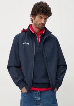 Red Bull Racing x Pepe Jeans geaca Red Bull Racing x Pepe Jeans barbati, culoarea albastru marin, de tranzitie, RM400006 imagine