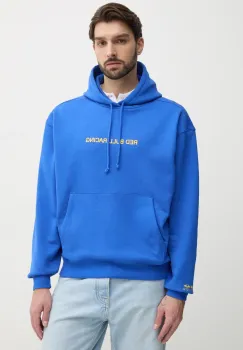 Red Bull Racing x Pepe Jeans hanorac de bumbac BREAKING RECORDS HDY barbati, culoarea violet, cu gluga, cu imprimeu, RM580021 imagine