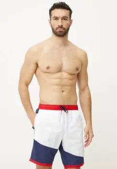Red Bull Racing x Pepe Jeans pantaloni scurti de baie RBR BLOCK SURFER culoarea bleumarin, RMB10004 imagine