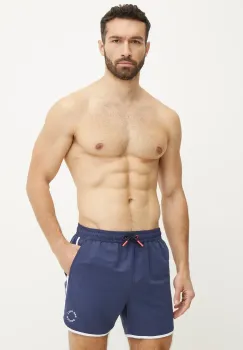 Red Bull Racing x Pepe Jeans pantaloni scurti de baie RBR PIPING culoarea bleumarin, RMB10002 imagine