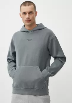 Reebok bluza barbati, culoarea gri, cu gluga, neted, 100200156 imagine