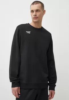 Reebok bluza Identity barbati, culoarea negru, neted, 100202864 imagine