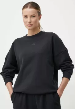 Reebok bluza LUX Collection femei, culoarea negru, neted, 100075359 imagine