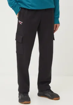 Reebok Classic pantaloni de trening culoarea negru, neted, 100221839 imagine