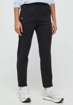 Reebok Classic pantaloni de trening culoarea negru, neted imagine