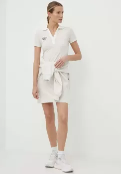 Reebok Classic rochie Archive Essentials culoarea bej, mini, mulata, 100076245 imagine