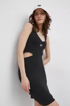 Reebok Classic rochie culoarea negru, mini, mulata imagine