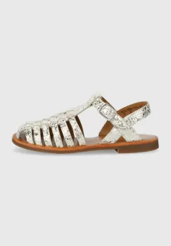 Reebok Classic sandale din piele pentru copii culoarea argintiu imagine