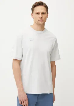 Reebok Classic tricou din bumbac barbati, culoarea gri, neted, 100214088 imagine