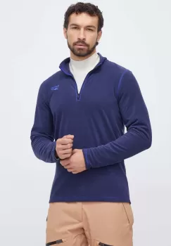 Reebok hanorac culoarea albastru marin, neted imagine