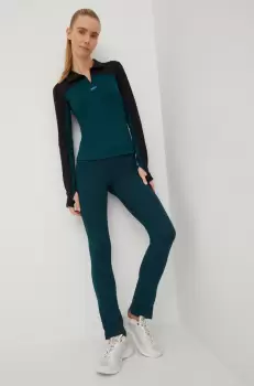 Reebok hanorac Tech Style femei, culoarea verde, modelator imagine