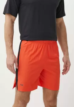 Reebok pantaloni scurti de alergare Speed 4.0 culoarea portocaliu, 100075608 imagine