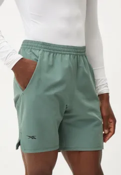 Reebok pantaloni scurti de antrenament Strength 4.0 culoarea verde, 100205356 imagine