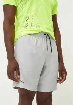 Reebok pantaloni scurti de antrenament Workout Ready culoarea gri, 100062135 imagine