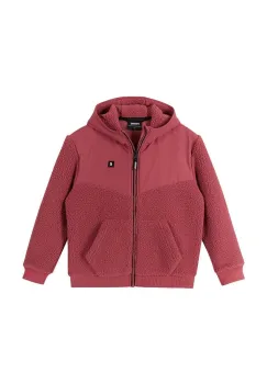 Reima bluza copii Samota culoarea roz, cu gluga, neted, 5200267A imagine
