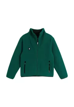 Reima bluza copii Turkki culoarea verde, neted, 5200007A imagine