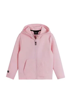 Reima bluza copii Vetska culoarea roz, cu gluga, neted, 5200385A imagine