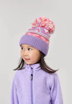 Reima caciula de lana pentru copii Kirjoen culoarea violet, 5300286B imagine