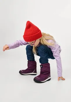 Reima cizme de iarna copii Kinoskin culoarea bordo, 5400033A imagine